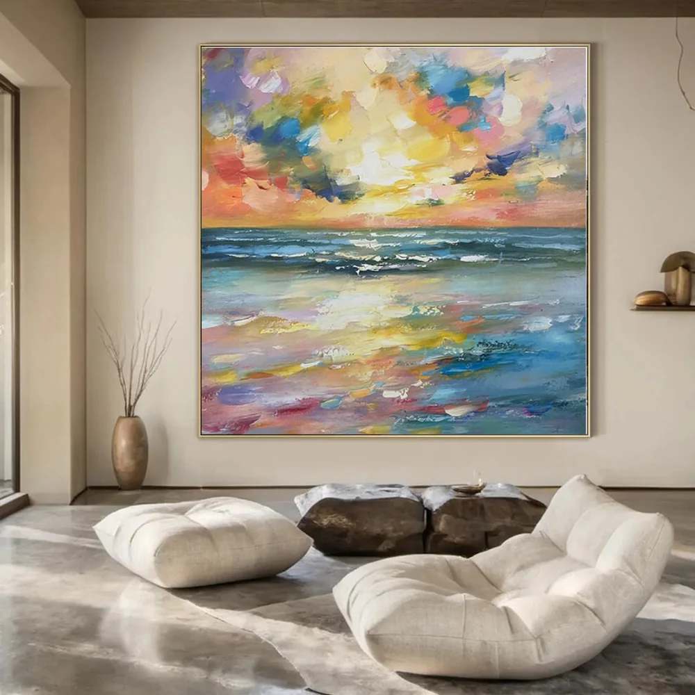 Themed Painting Coastal - original acrylic painting for study